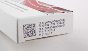 boite de médicament avec datamatrix
