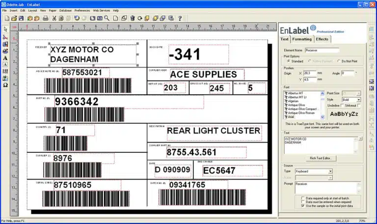 logiciel ENLABEL