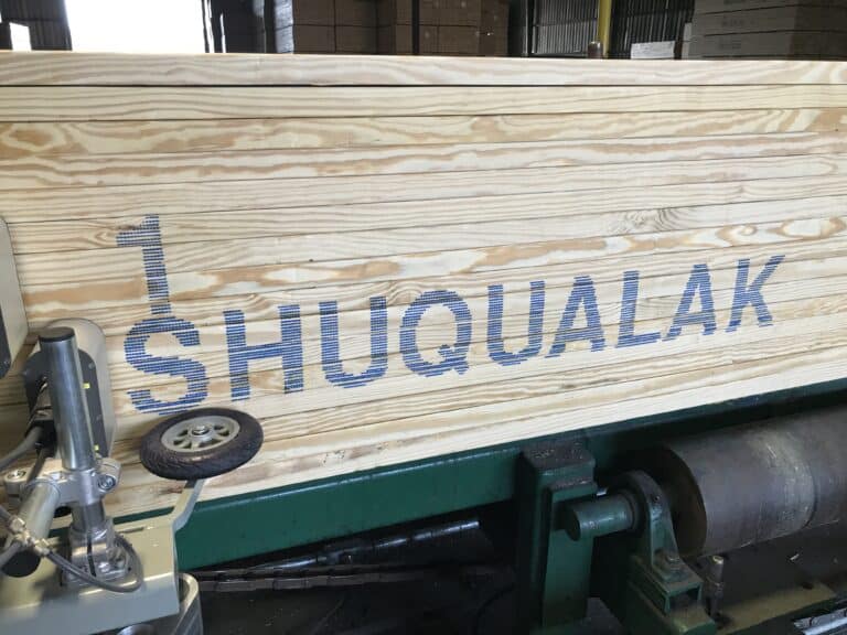 marquage jet d'encre sur bois