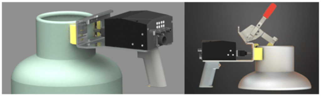 maquette 3D micropercussion surface arrondie